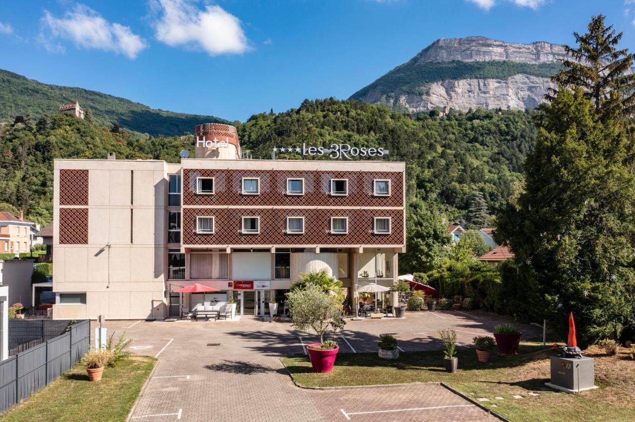 Hotel Les Trois Roses, Meylan Grenoble מראה חיצוני תמונה
